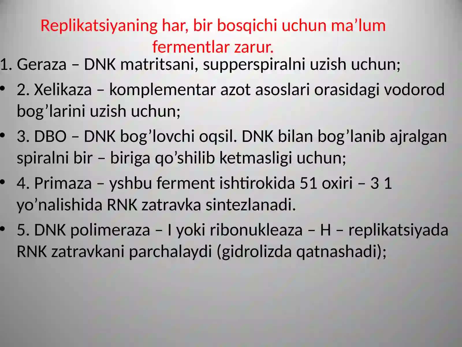 Prokariot va eukariot DNK polimerazalari 3