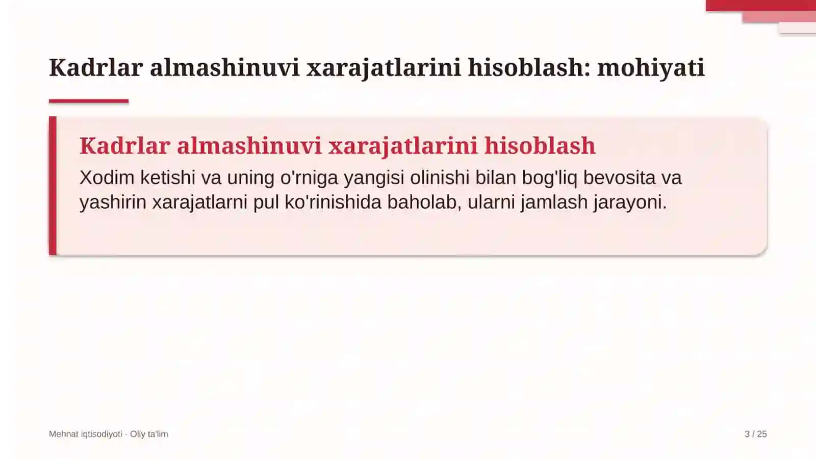 optika salonlarida kadrlar almashinuvi xarajatlarini hisoblash 9614 3