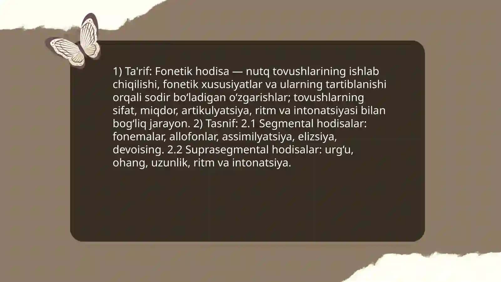 Fonetik hodisalar 3