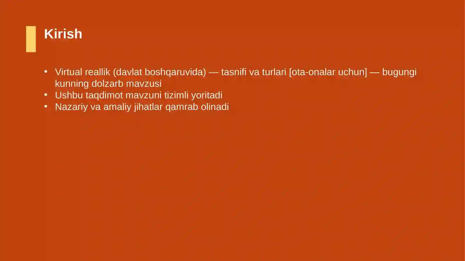 Virtual reallik (davlat boshqaruvida) — tasnifi va turlari [ota-onalar uchun] 3