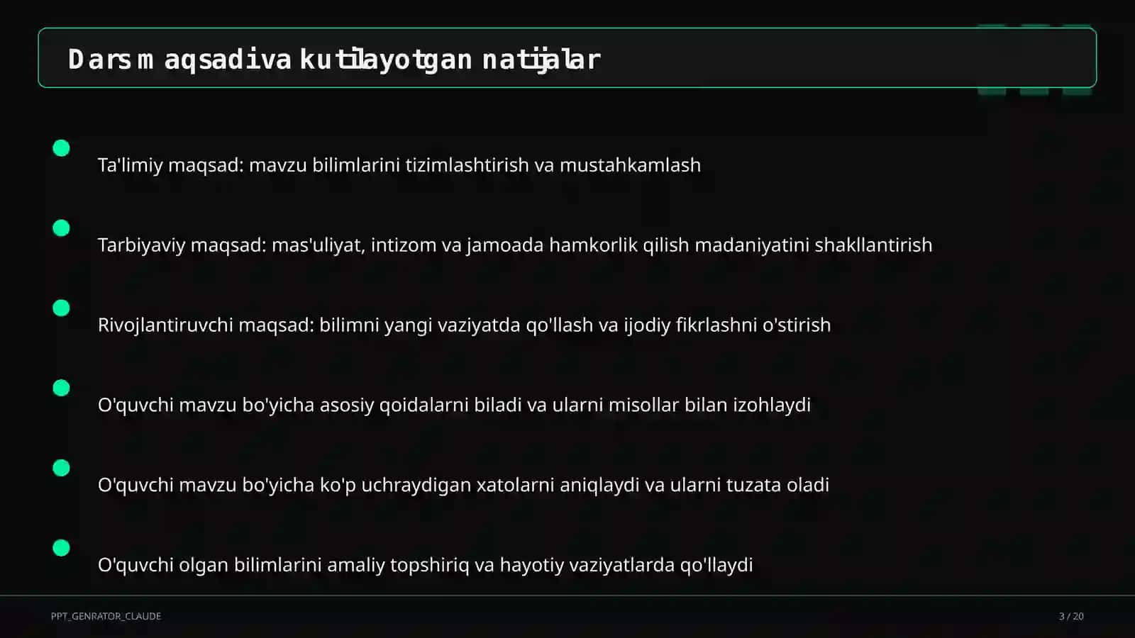 Rus tilida ilmiy matn bilan ishlash (11-sinf) 3