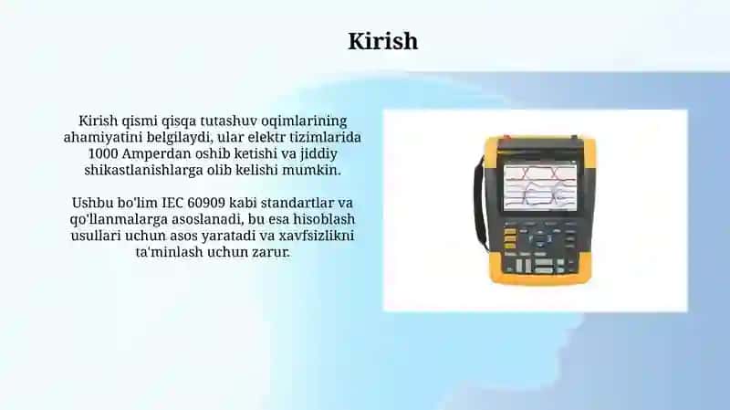 Qisqa tutashuv oqimlari 3