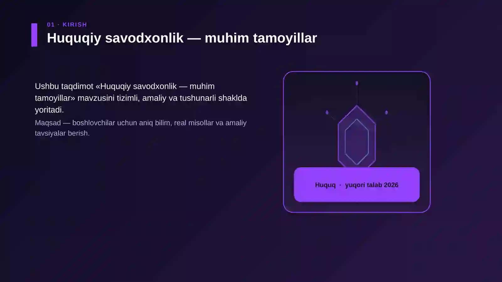 Huquqiy savodxonlik — muhim tamoyillar 3