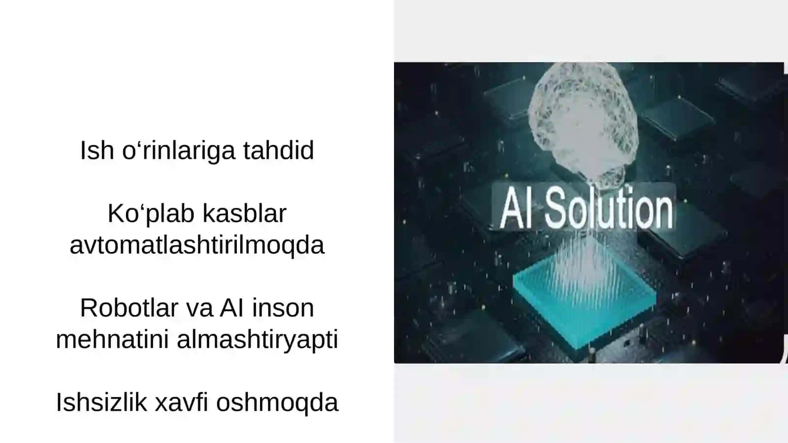 Sun’iy intellekt (AI) ning insoniyatga tahdidlari 3