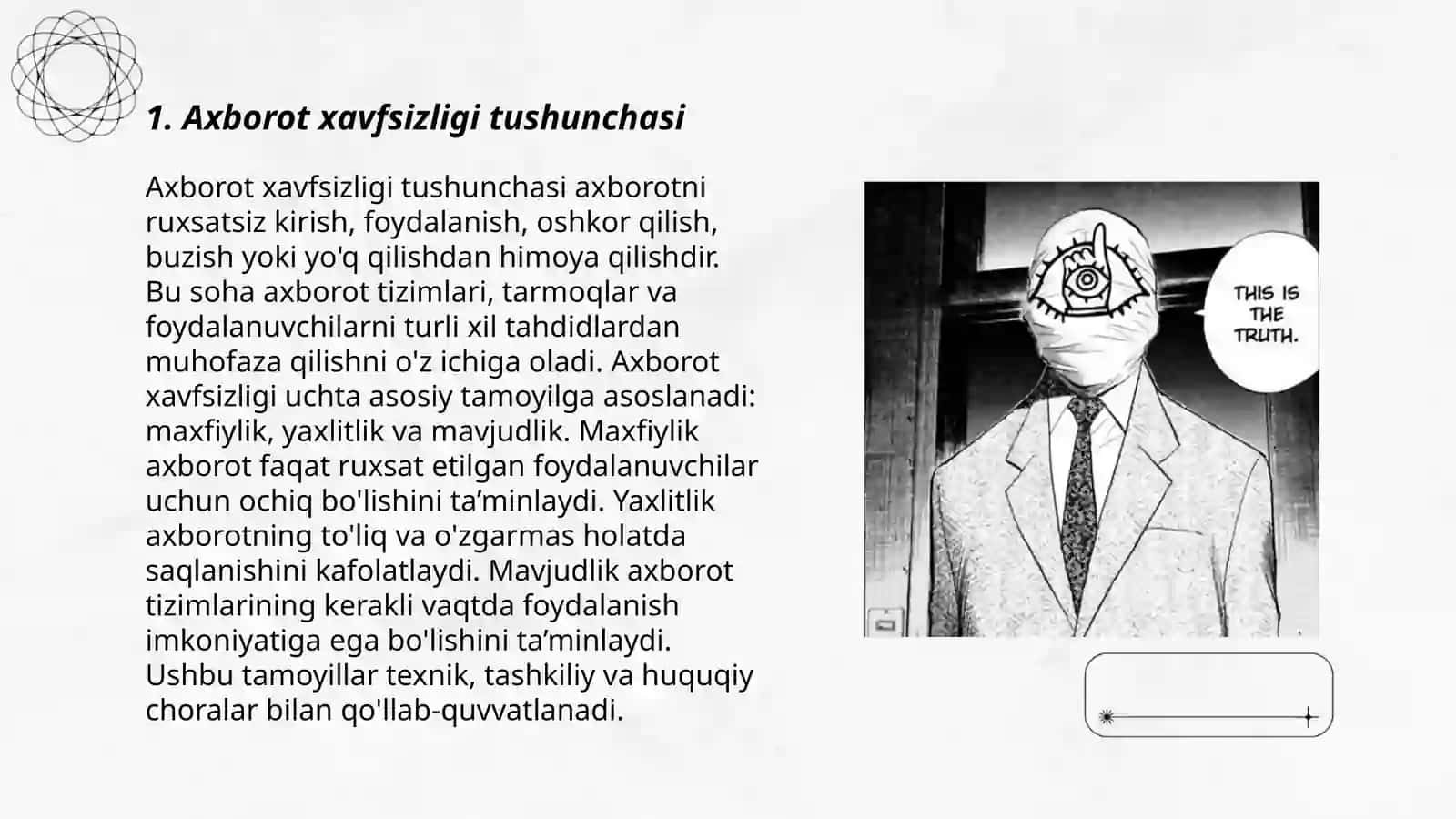 Axborot xavfsizligini ta'minlashning g'oyaviy-nazariy asoslari 3