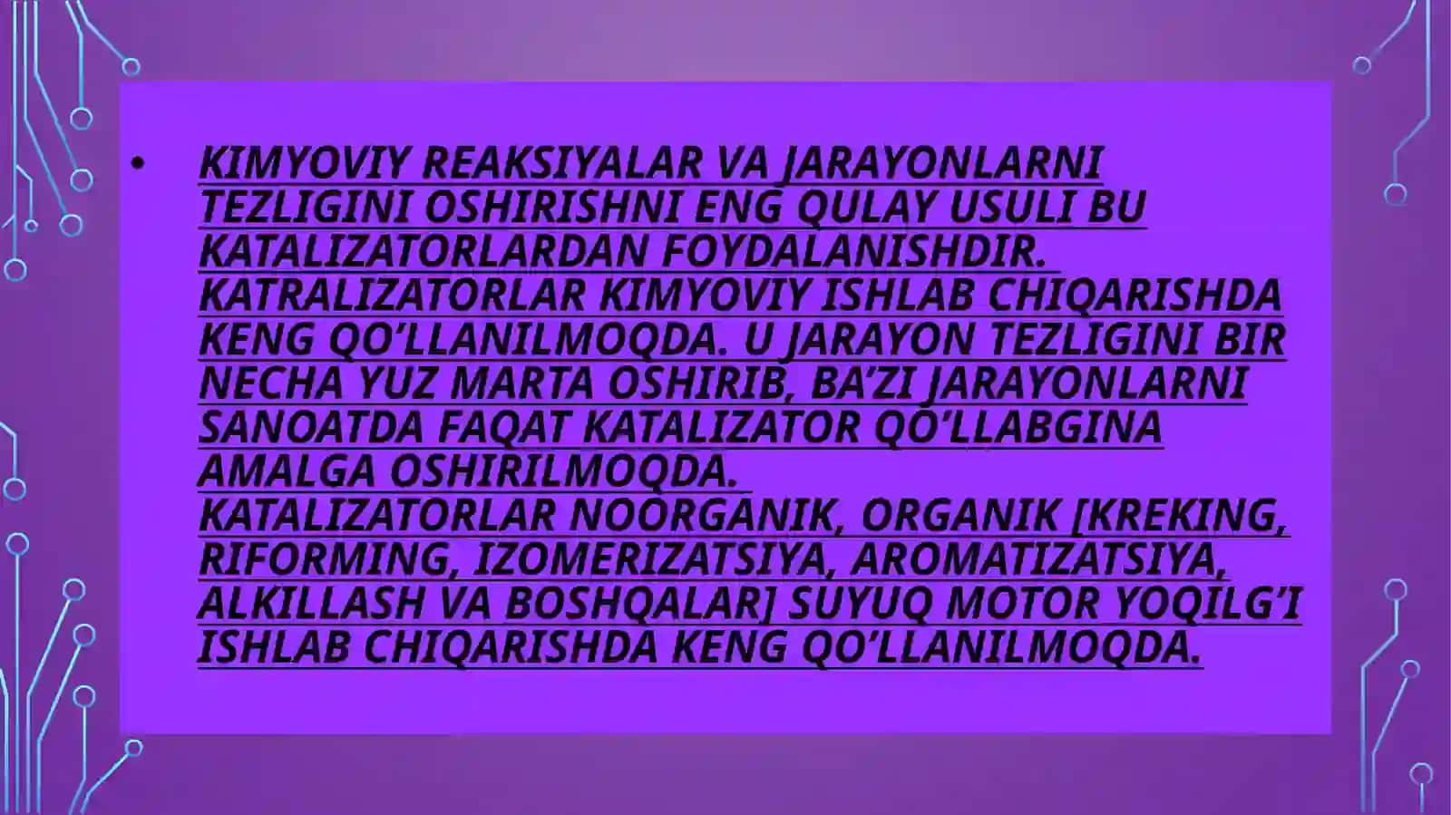 Kamyoob metallarning ishlab chiqarish texnologiyasi 3
