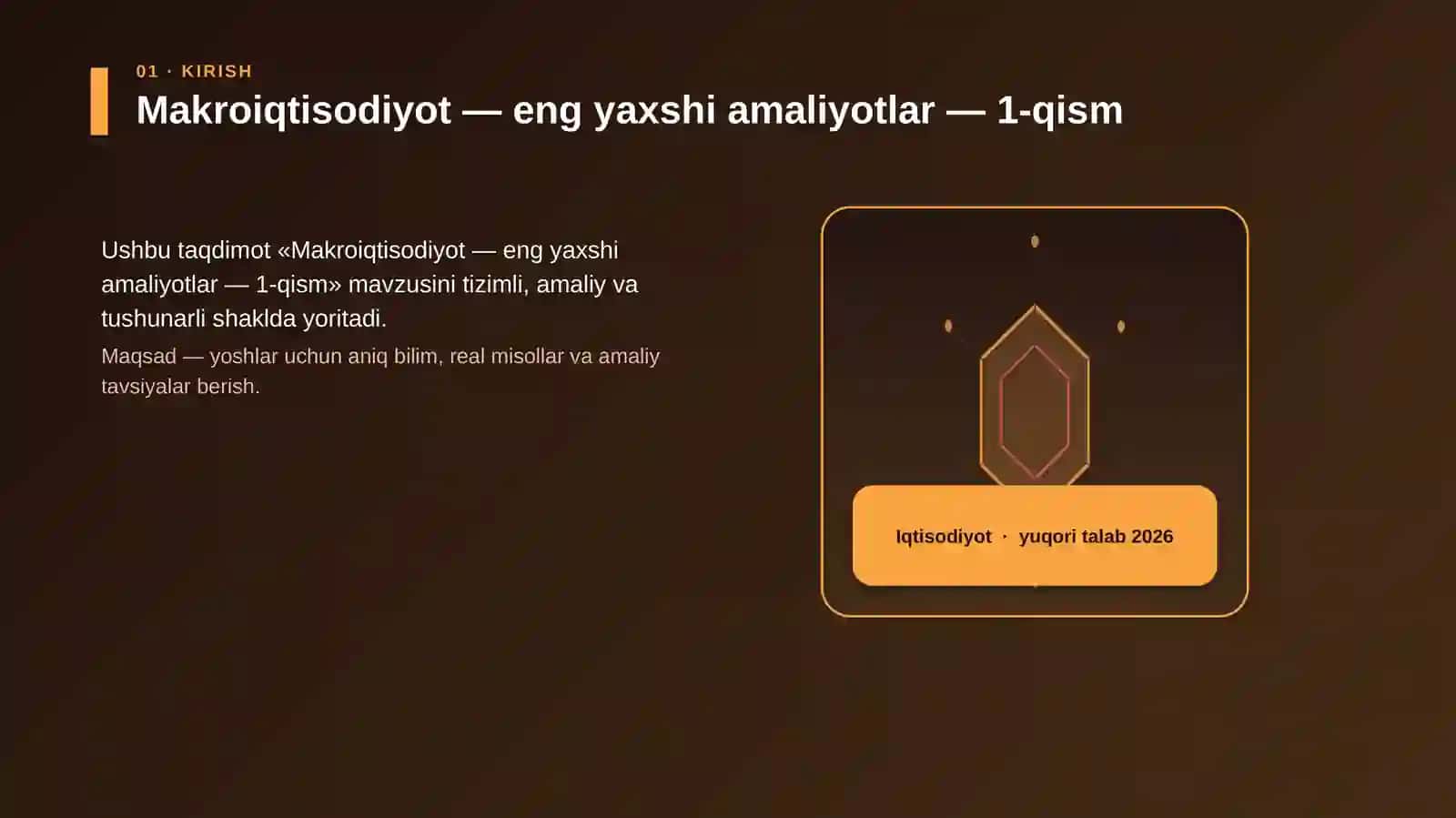 Makroiqtisodiyot — eng yaxshi amaliyotlar — 1-qism 3