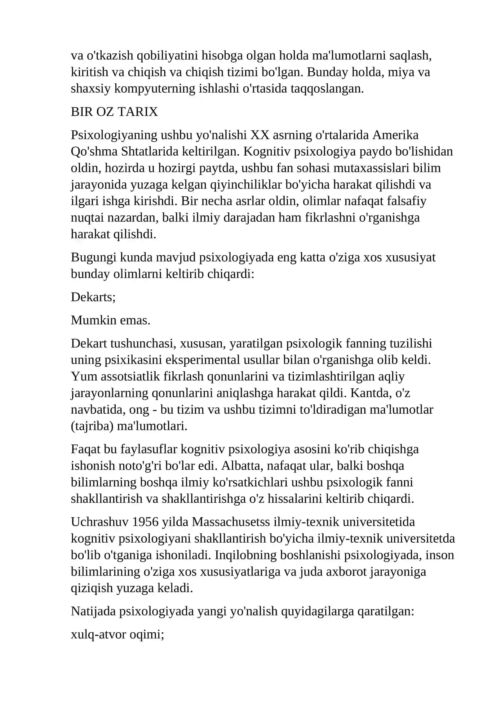 Kognitiv psixologiyada shax nazariyasi 3