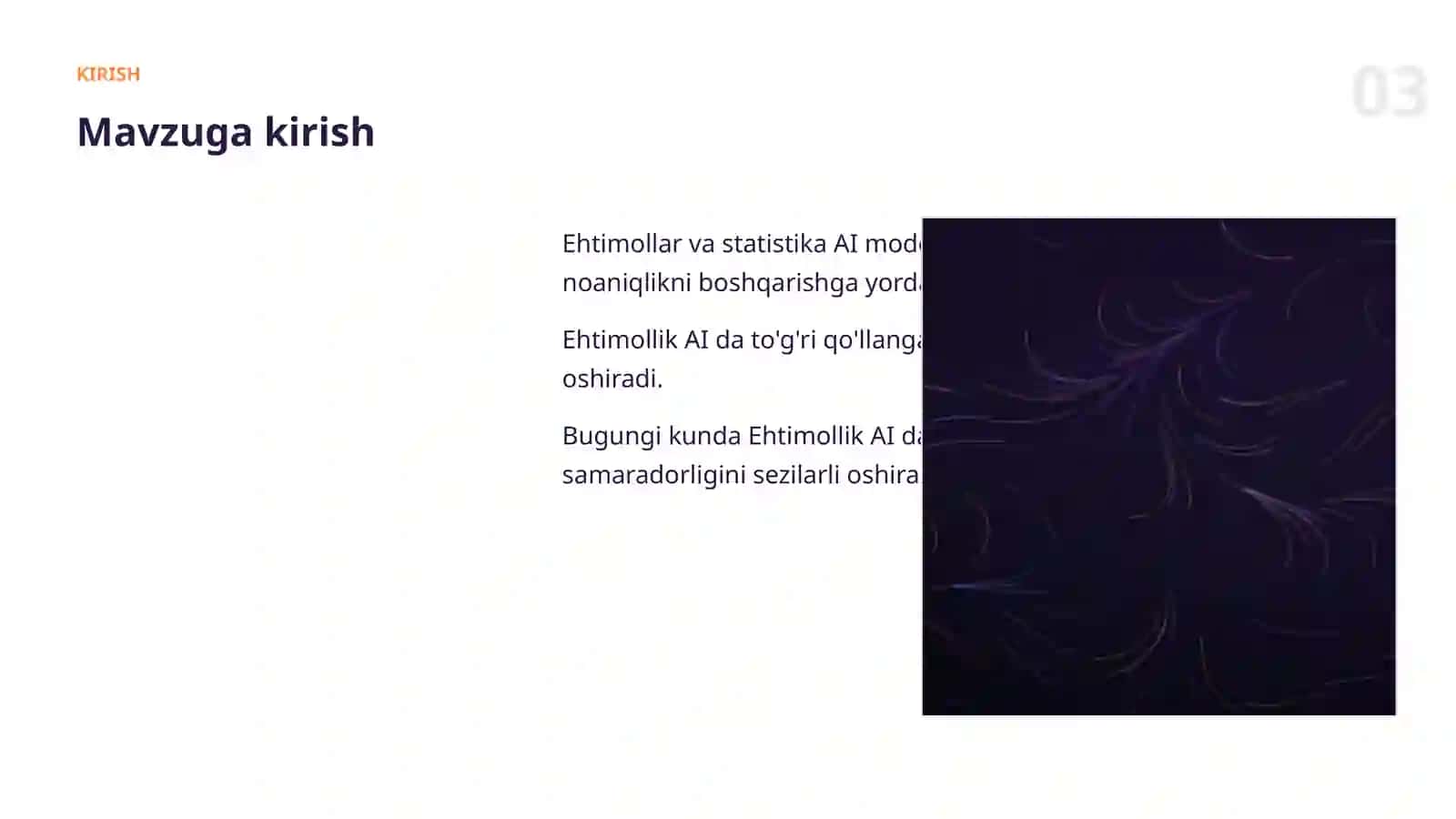 Ehtimollar va statistika 3