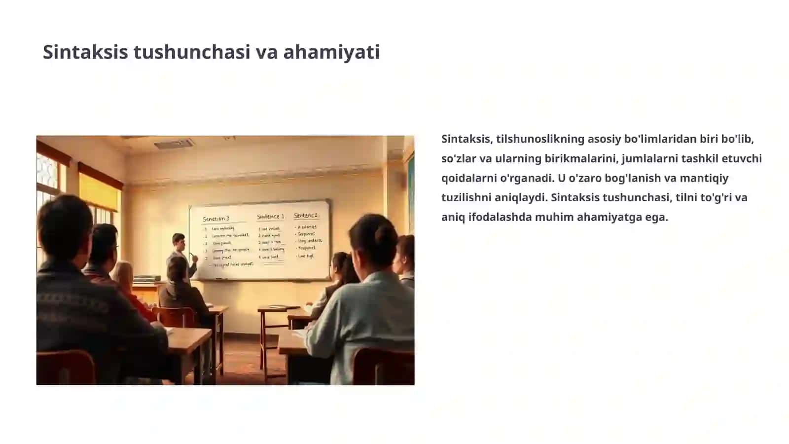 Sintaksis boʻlimini oʻqitish metodikasi 3