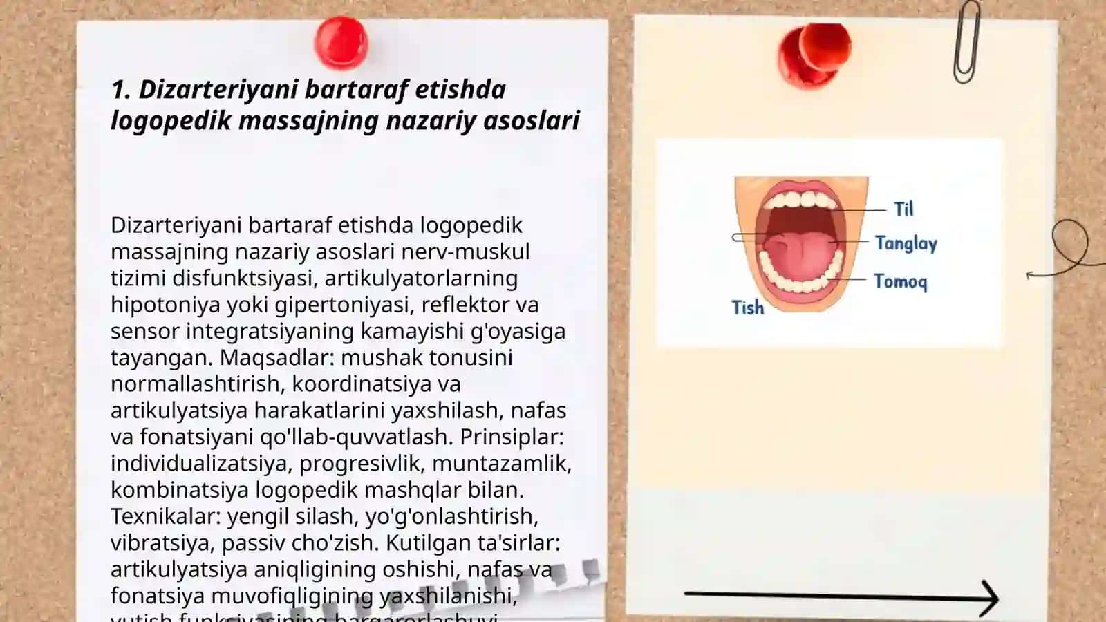 Dizarteriyani bartaraf etishda logopedik massaj 3