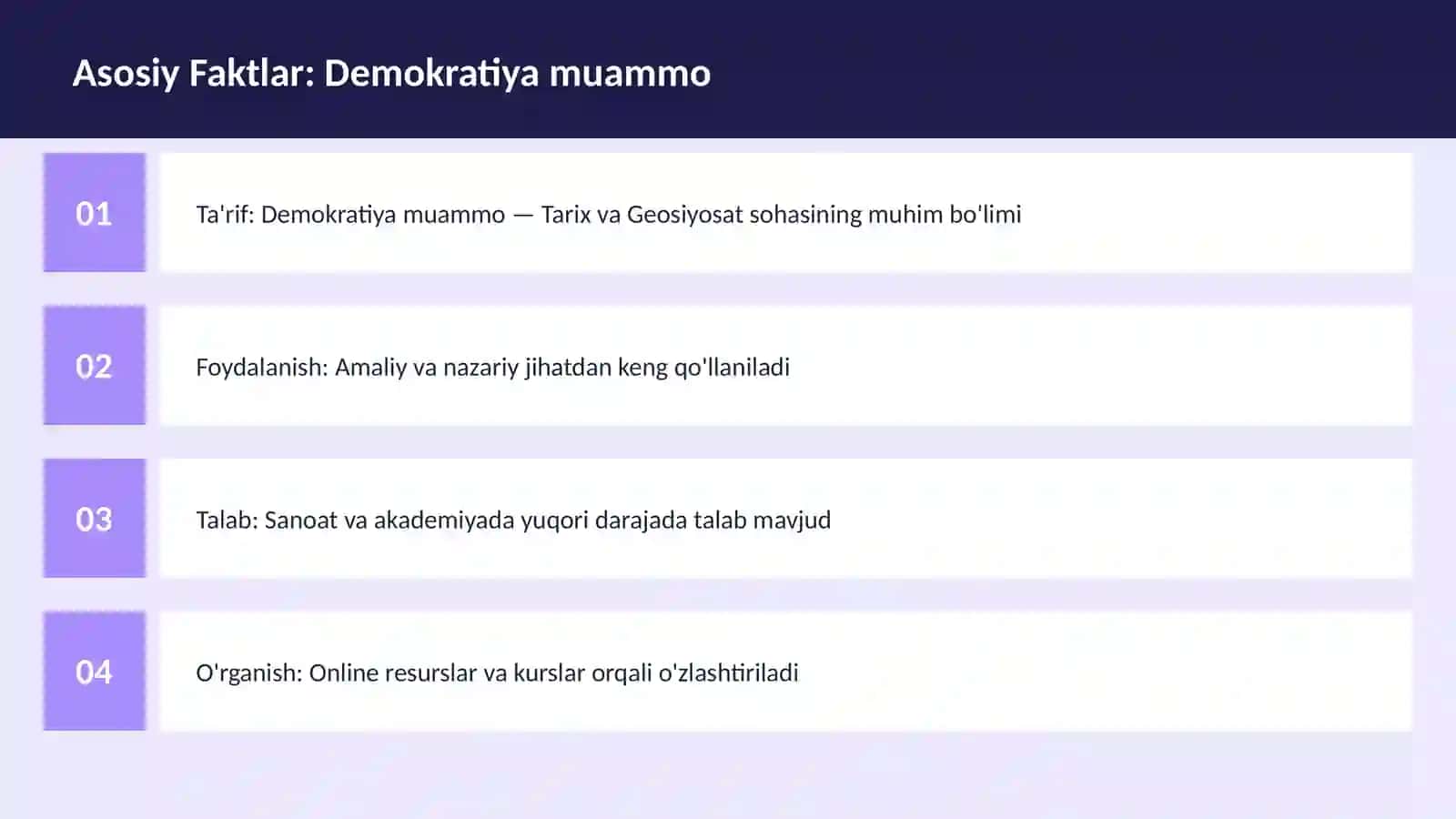 Demokratiya muammo 3
