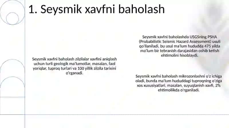 Zilzila oqibatlarini kamaytirishning asosiy tadbirlari 3
