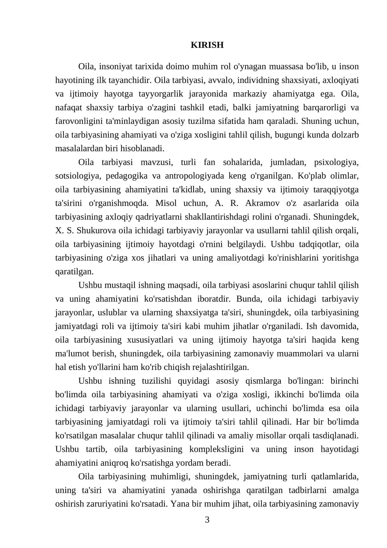 Oila tarbiyasi asoslari 3