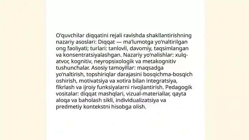 Oʻquvchilar diqqatini rejali ravishda shakllantirishning nazariy asoslari 3