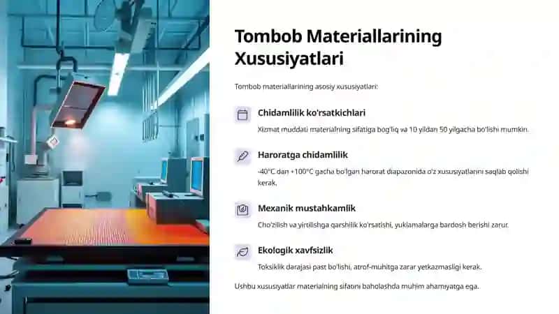 Tombob va Gidroizolyatsiya Materiallari: Umumiy Ko'rinish 3