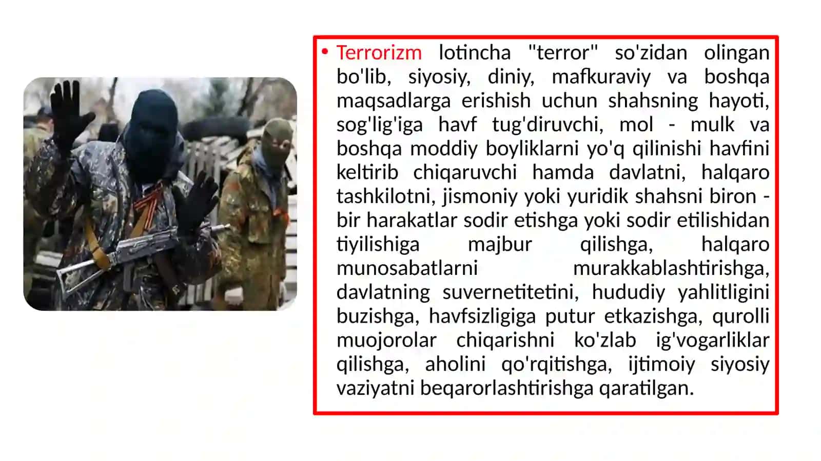 TERRОRIZM VA AHОLI MUHОFAZASI 3