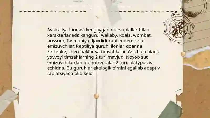 Neotropik Avstraliya zoogeografik viloyatlari 3