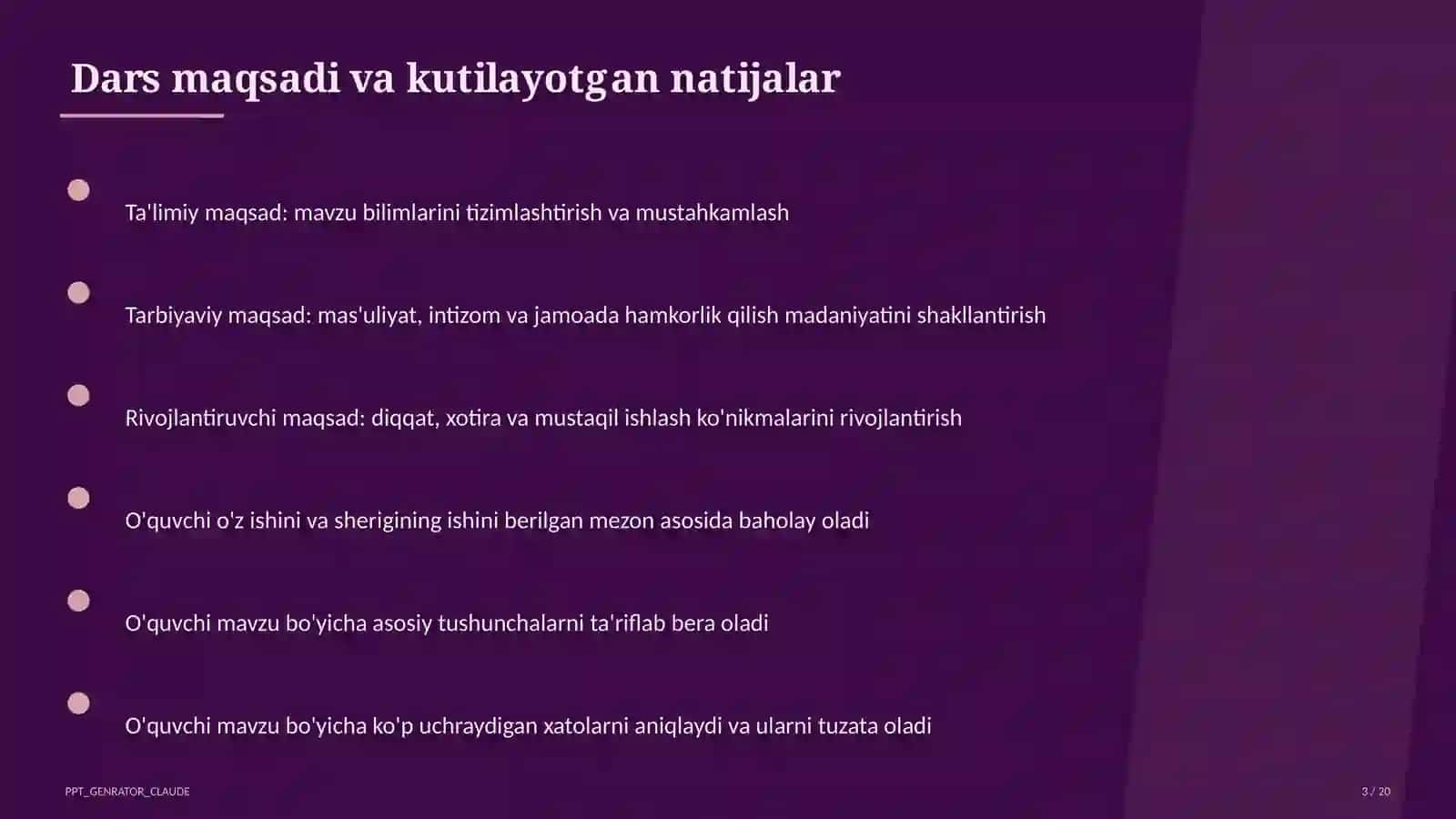 Bir o'zgaruvchili chiziqli tenglamalar (7-sinf) 3