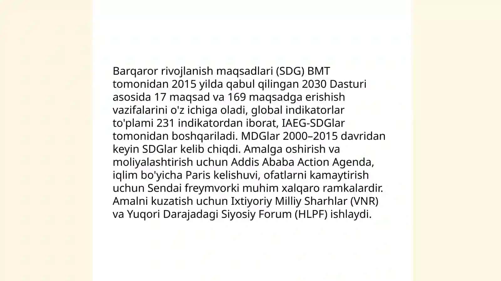 Glabal jarayonlar va barqaror taraqqiyot falsafasi 3