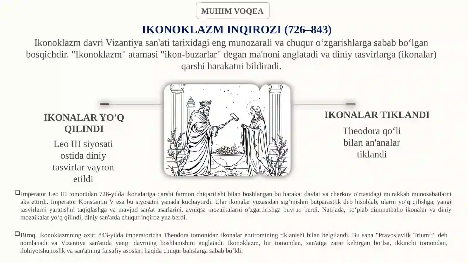 V–VIII ASRDA VIZANTIYA SAN'ATI: TARIX, USLUBLAR VA O‘ZIGA XOSLIKLAR 3