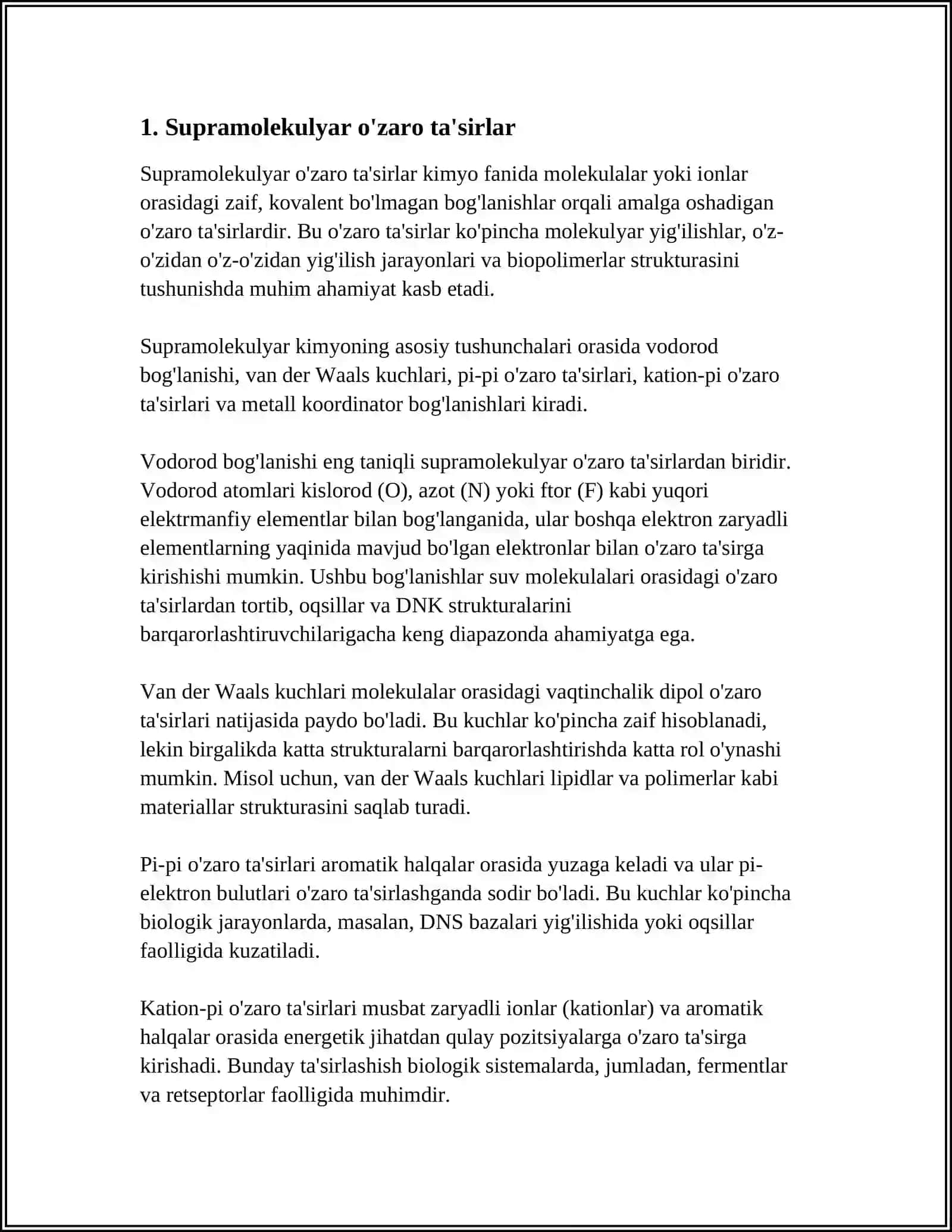 SUPROMALEKULYAR KIMYO 3