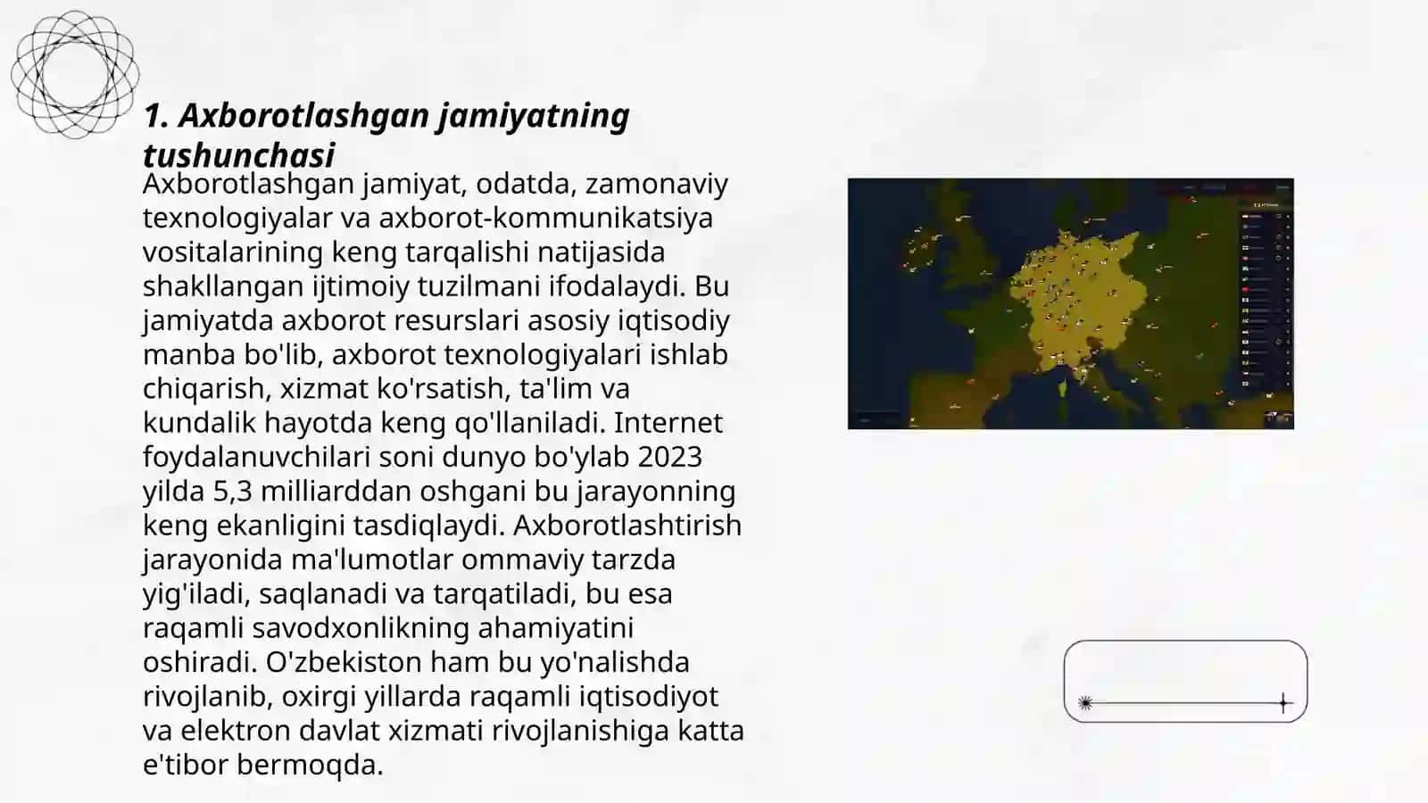 Axborotlashgan jamiyat – sivilizatsiya taraqqiyotining yangi tarixiy bosqichlari 3