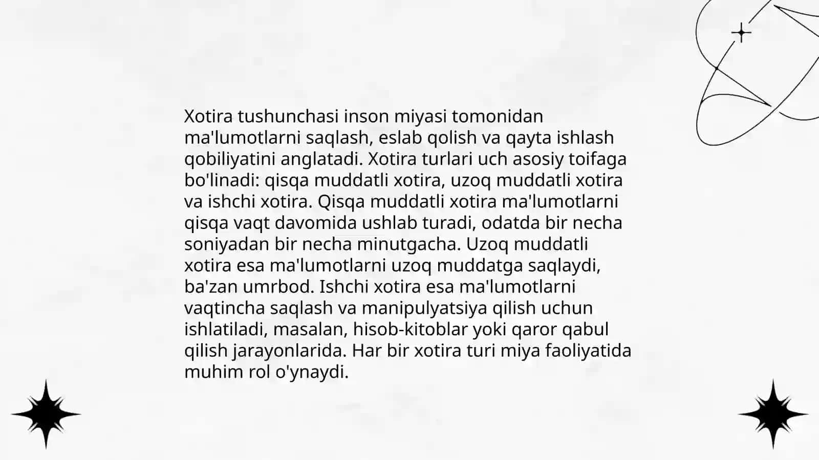 Xotira va mnemik faoliyat diagnostikasi 3