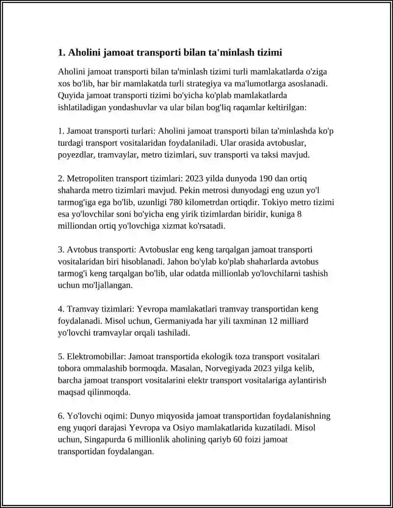 AHOLINI TRANSPORT BILAN TA'MINLANGANDALIGINI 3