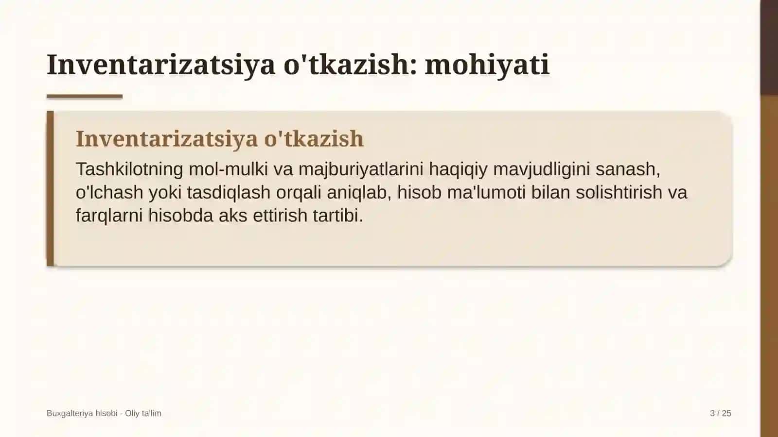 Brending agentliklarida inventarizatsiya o'tkazish 3