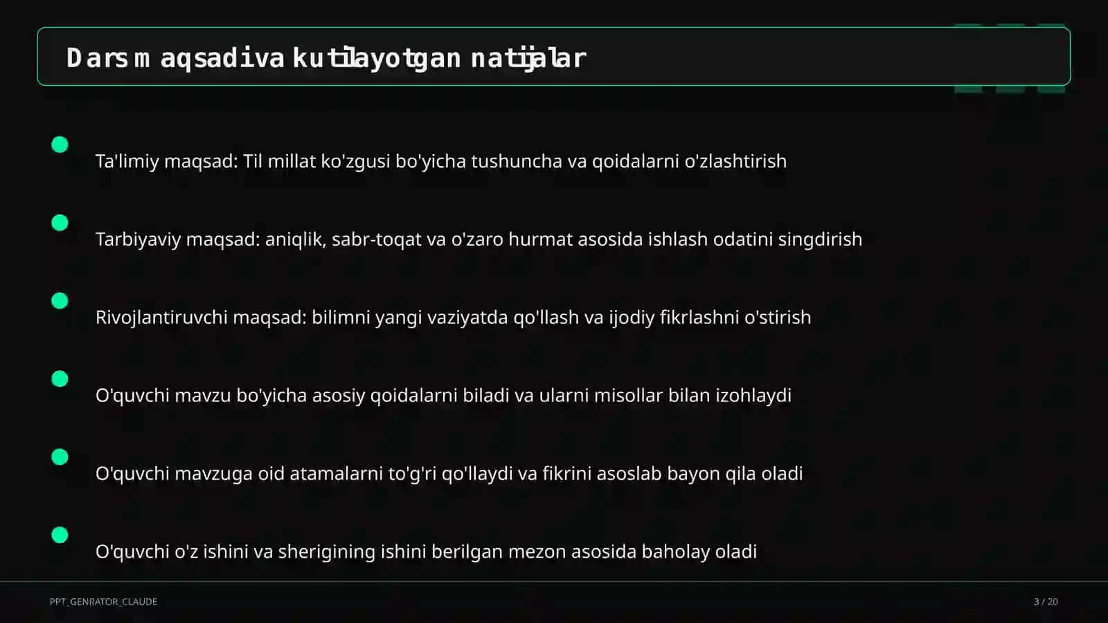 Til millat ko'zgusi (6-sinf) 3