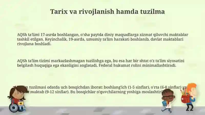 AQSh ta'lim tizimi 3