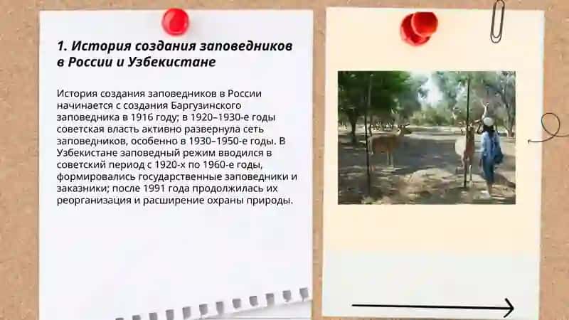Зопаведники России и Узьекистане 3
