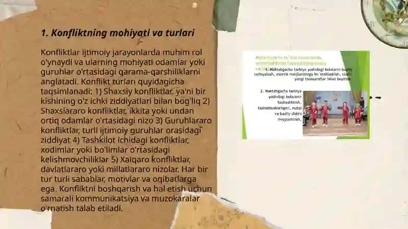 Taʼlimda tarbiya jarayonida konfliktlarni boshqarish tartibi, usullari va konflikt signallari 3