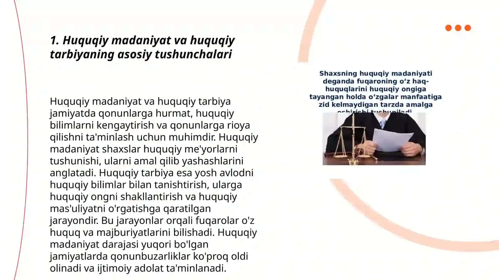 Huquqiy Madaniyat va Huquqiy Tarbiyaning O‘rni 3