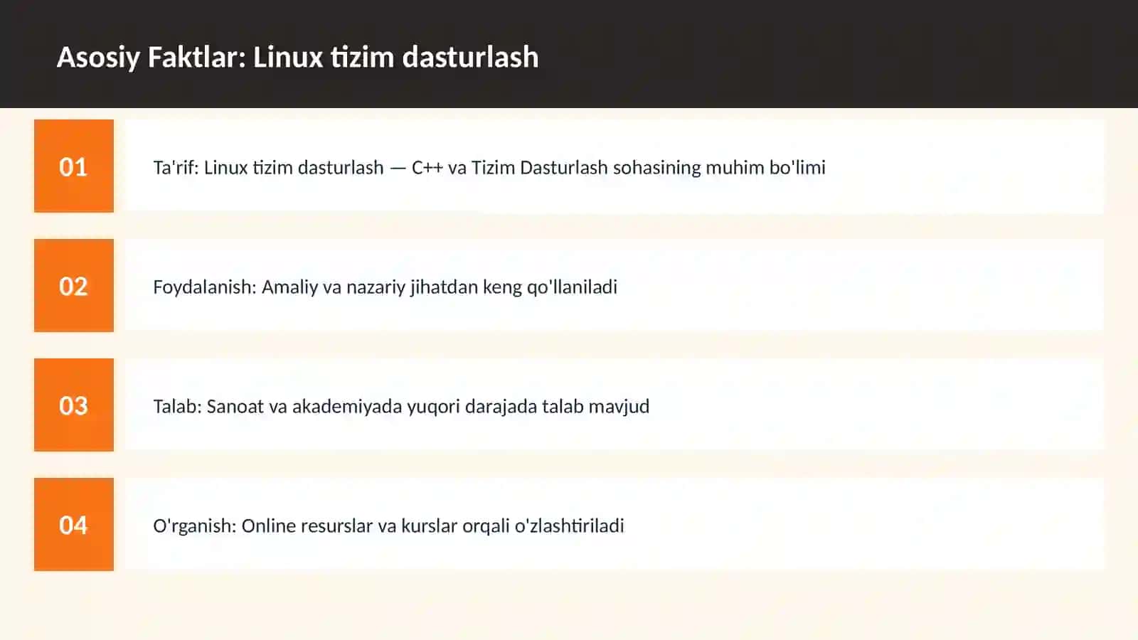 DASTURLASH | C++ VA TIZIM DASTURLASH 3