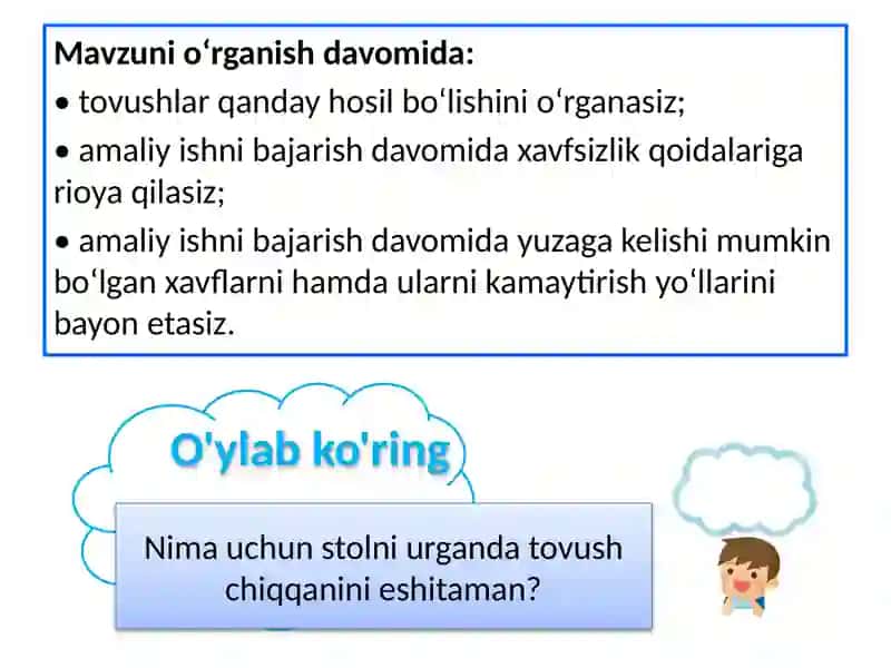 Tovushning hosil bo'lishi 3