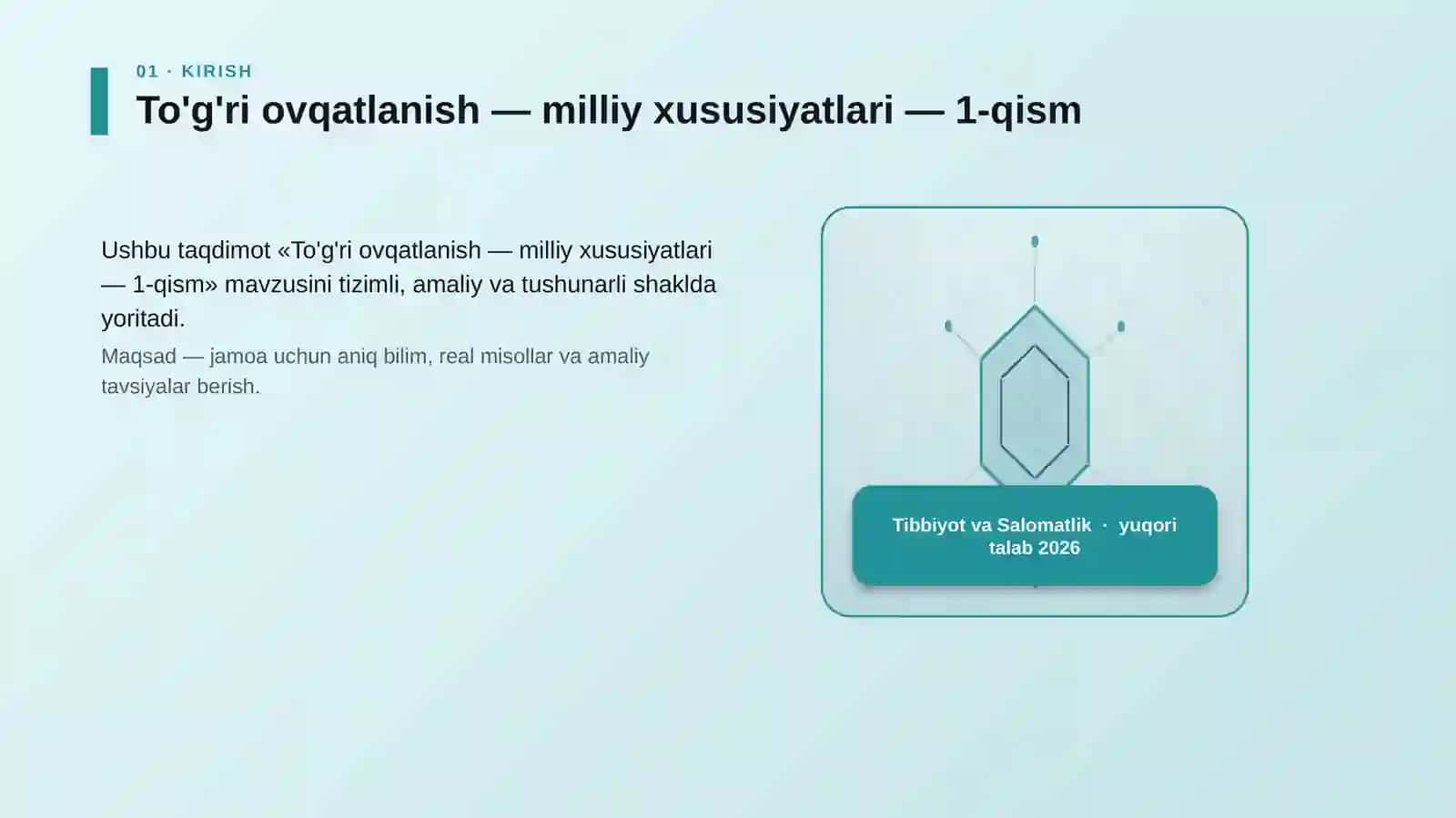 To'g'ri ovqatlanish — milliy xususiyatlari — 1-qism 3