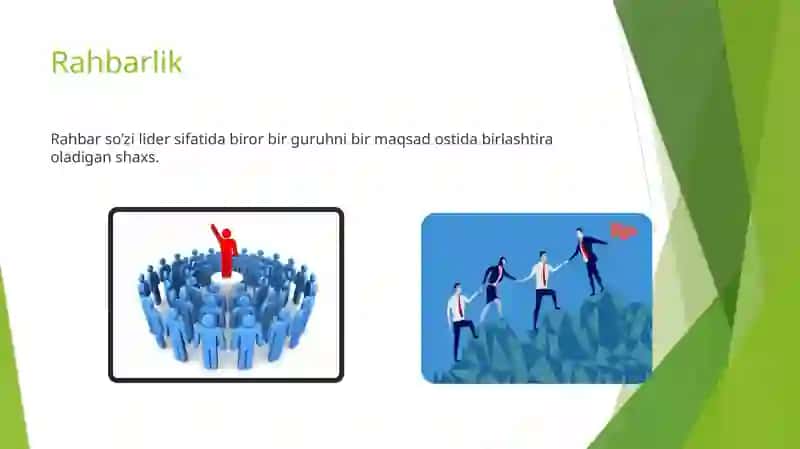 Rahbar va xarakter 3