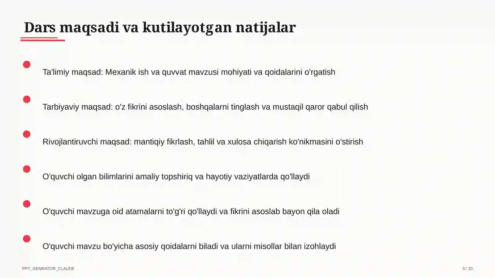 Mexanik ish va quvvat (7-sinf) 3
