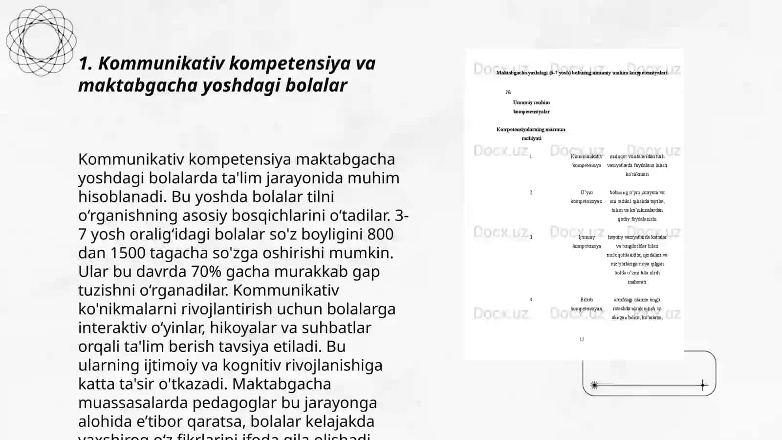 Maktabgacha yoshdagi bolaning tayanch kompetensiyalari kommunikativ ijtimoiy shaxsiy men konsepsiysini qurish 3