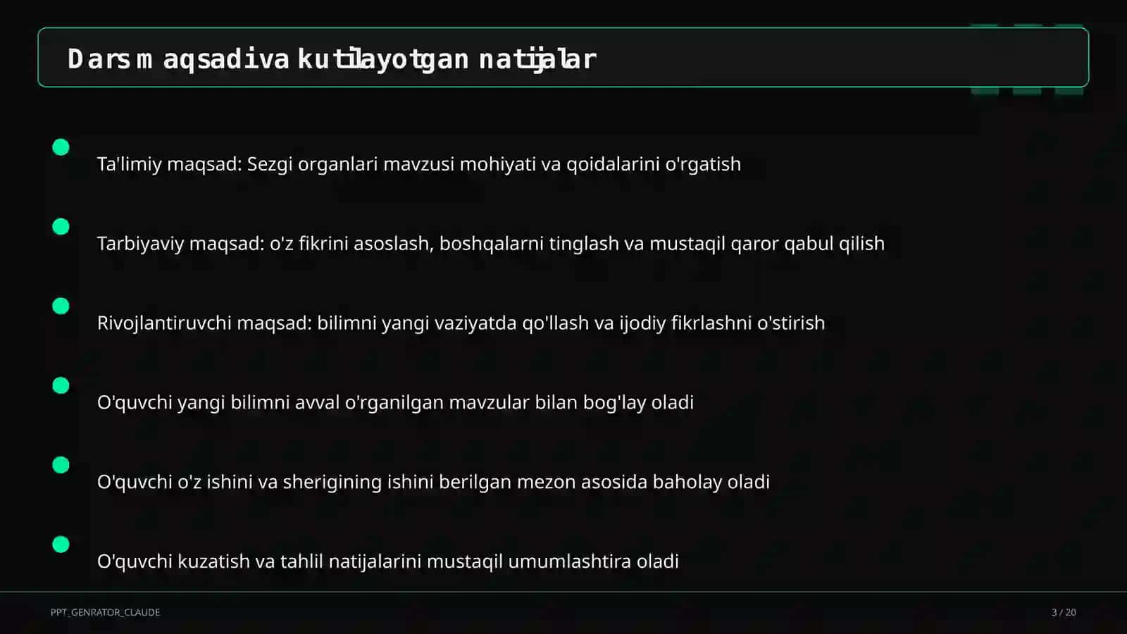 Sezgi organlari (3-sinf) 3
