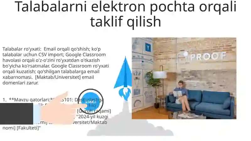 Google Classroomda kurs yaratish va unga talabalarni ulash 3
