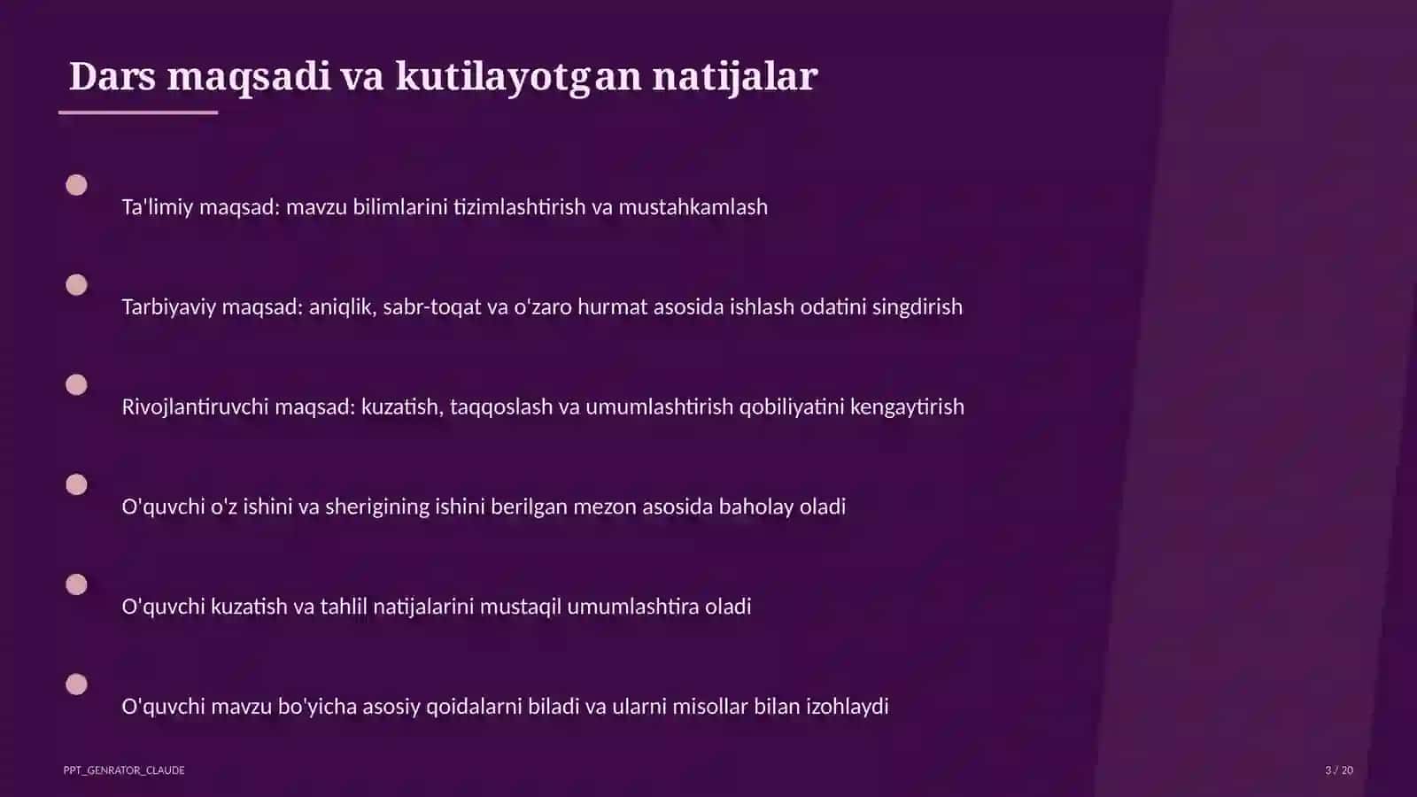 Rus tilida sodda gap va uning bo'laklari (8-sinf) 3