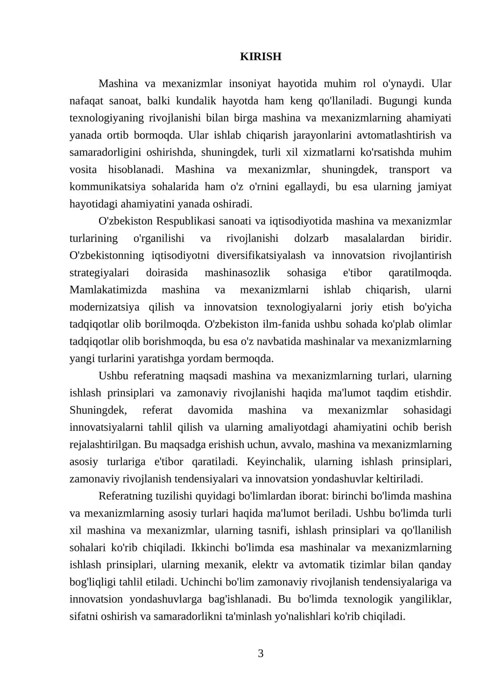 Mashina va mexanizmlarning turlari 3