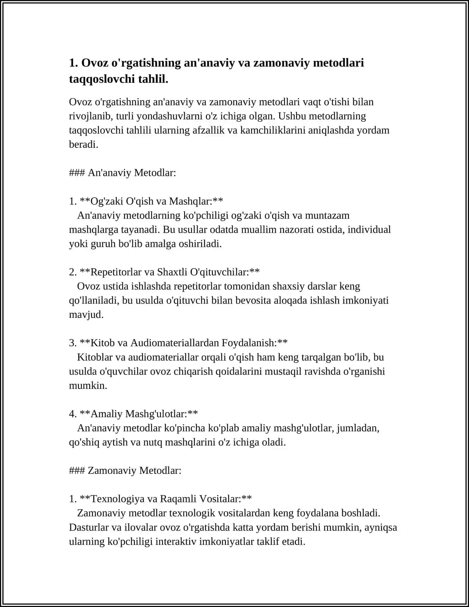 SAVOD OʻRGATISH METODLARIGA QIYOSIY TANQIDIY TAHLIL 3