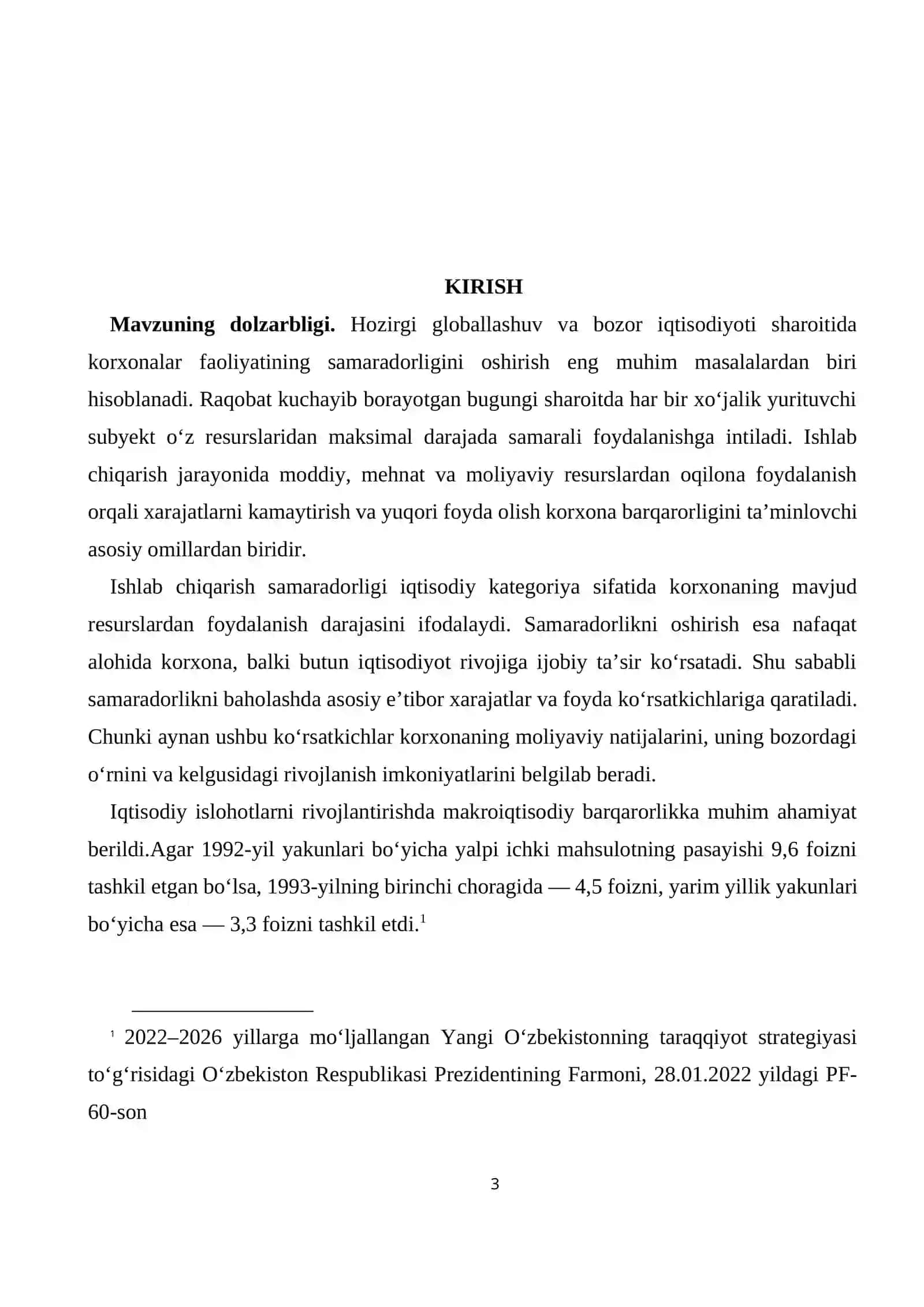 Ishlab chiqarish samaradorligini baholashda xarajatlar va foydaning roli 3