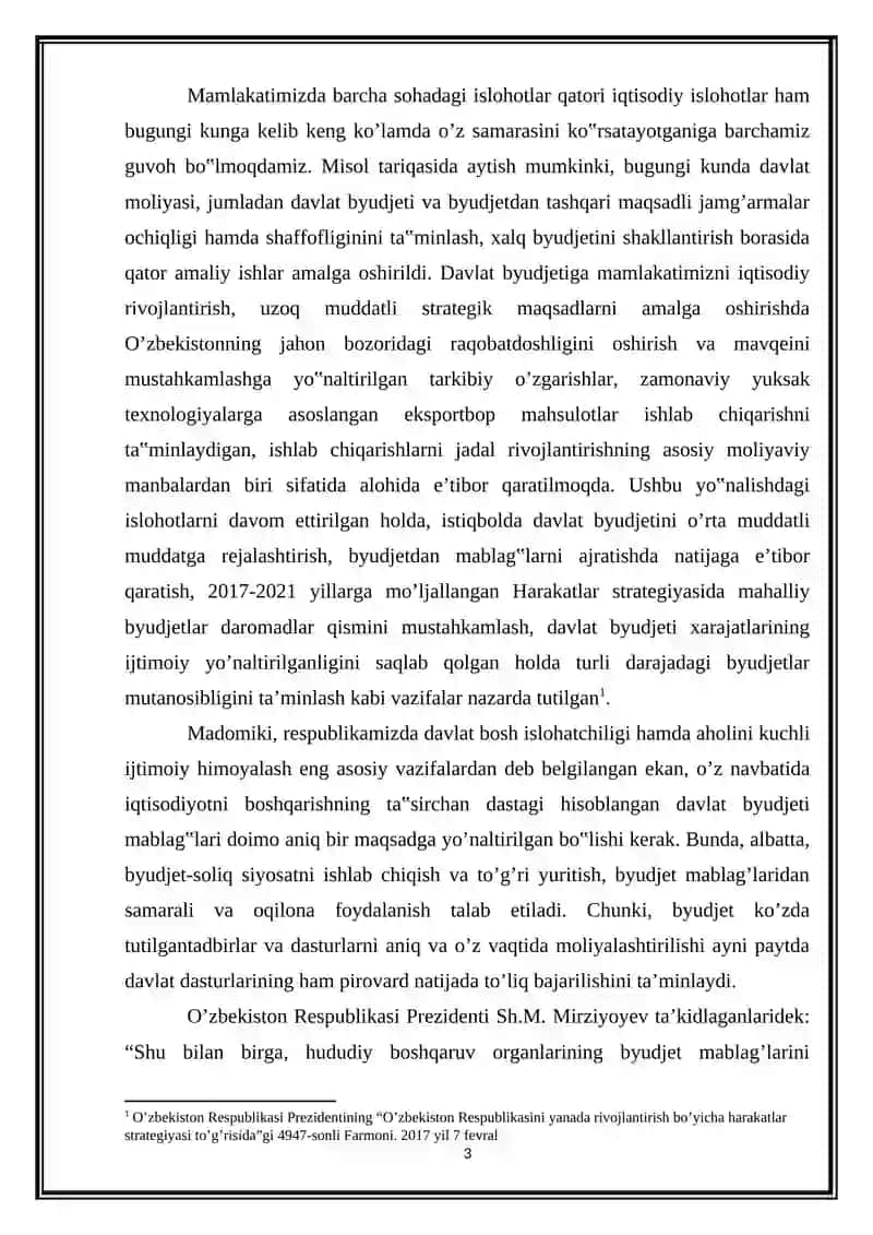 Davlat byudjet daromadlari ijrosi: zarurligi, mohiyati va omillari 3