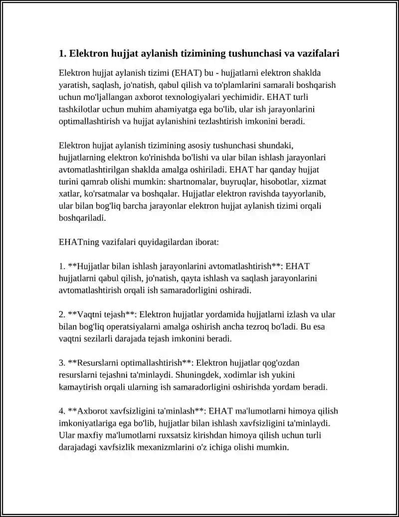 Elektron Hujjat Aylanish Tizimlari 3