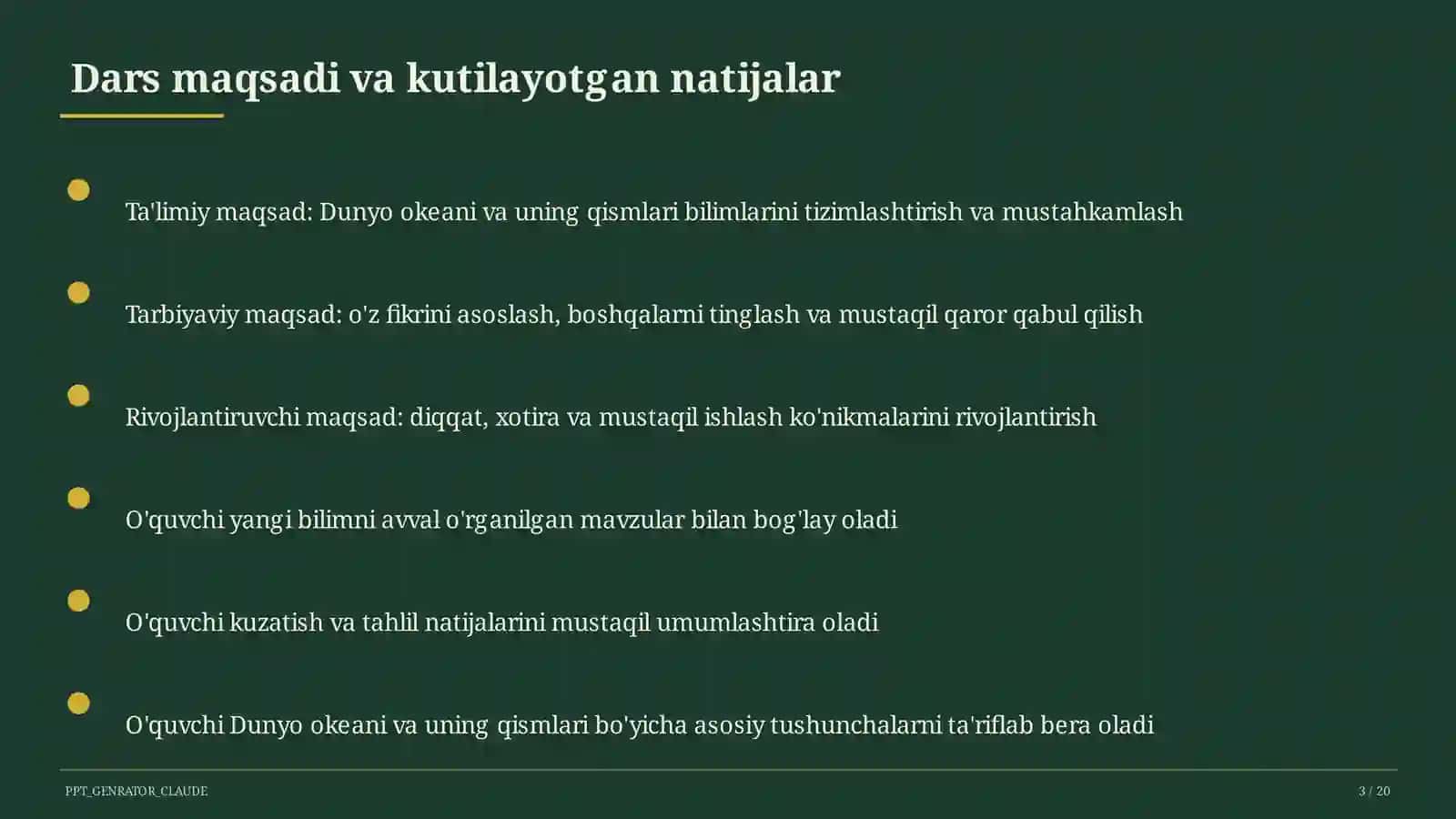 Dunyo okeani va uning qismlari (7-sinf) 3